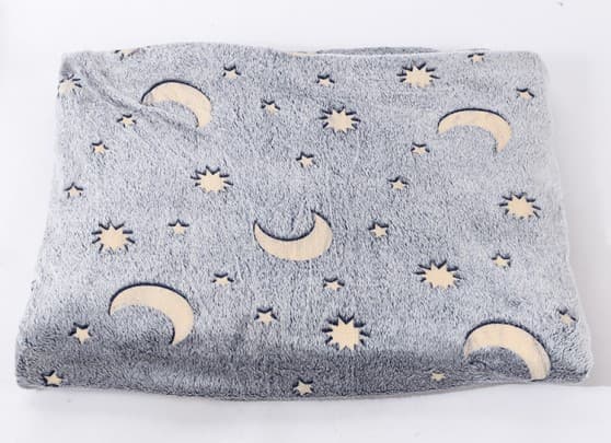 خرید پتو شب نما طرح ماه و ستاره + فروش ویژه